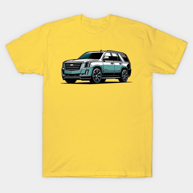 Cadillac Escalade T-Shirt by Vehicles-Art